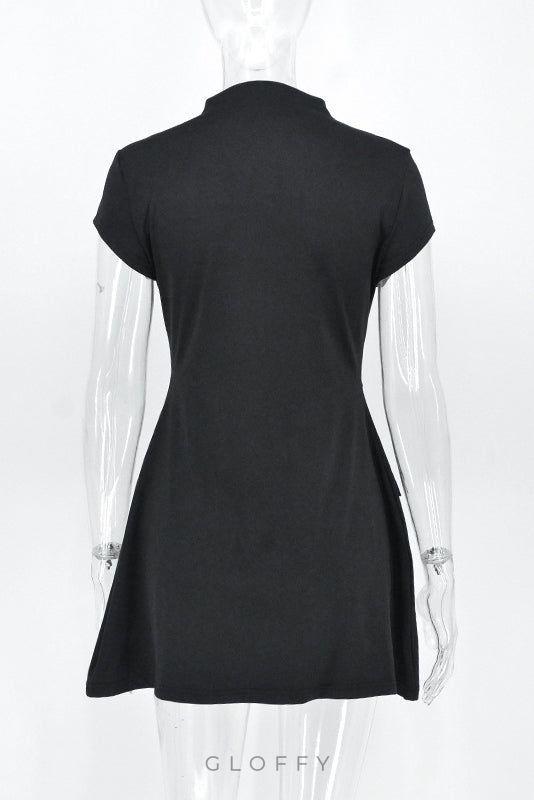 Thea Mini Elbise - Siyah