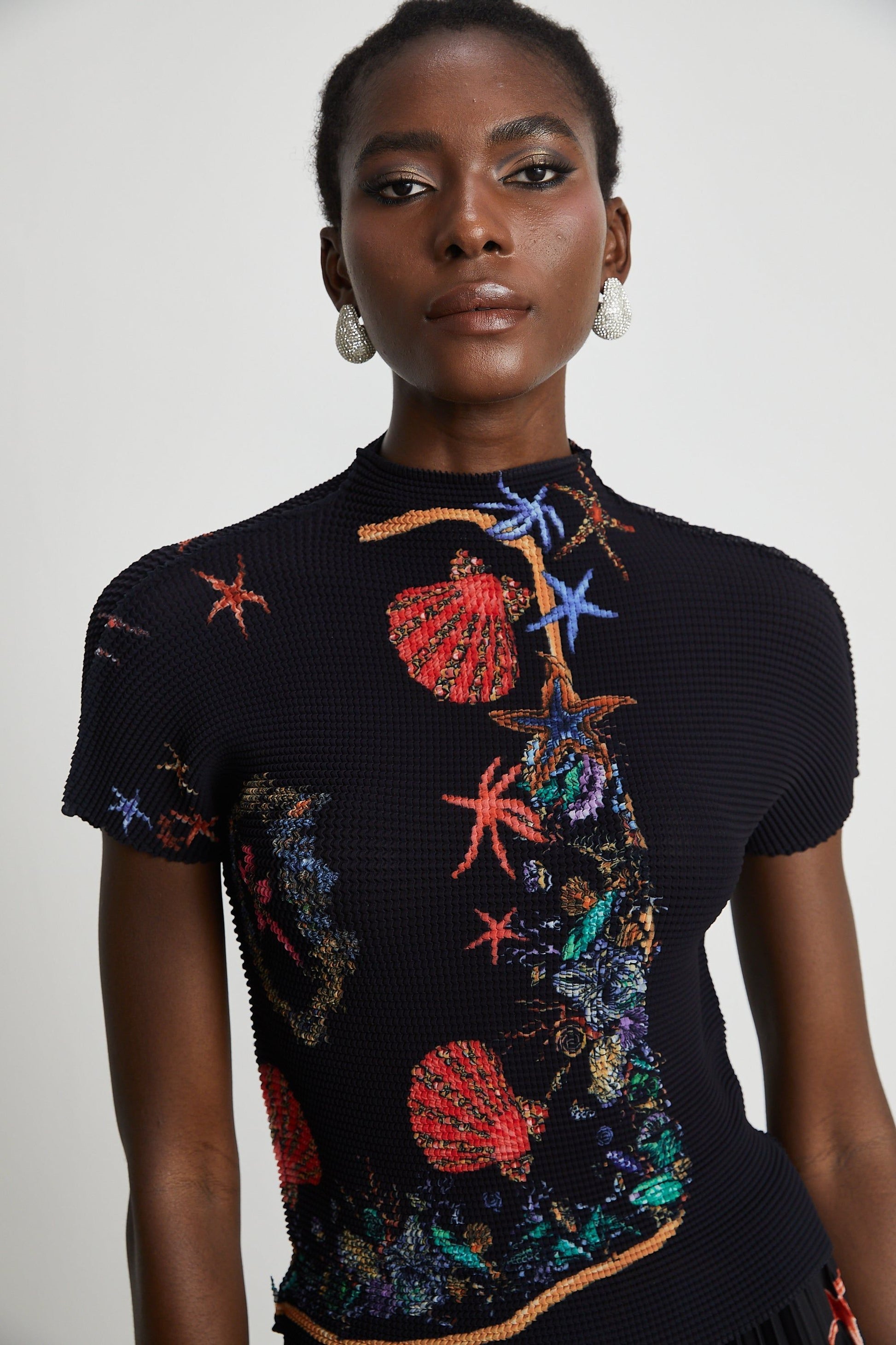 Josiane Örgü Bluz ve Etek Takımı