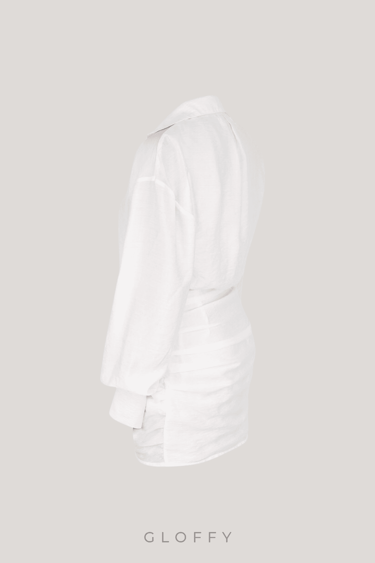 Adler Pileli Çapraz Mini Gömlek Elbise