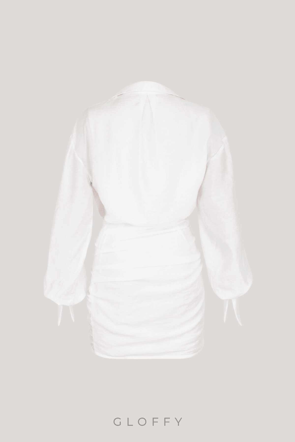 Adler Pileli Çapraz Mini Gömlek Elbise