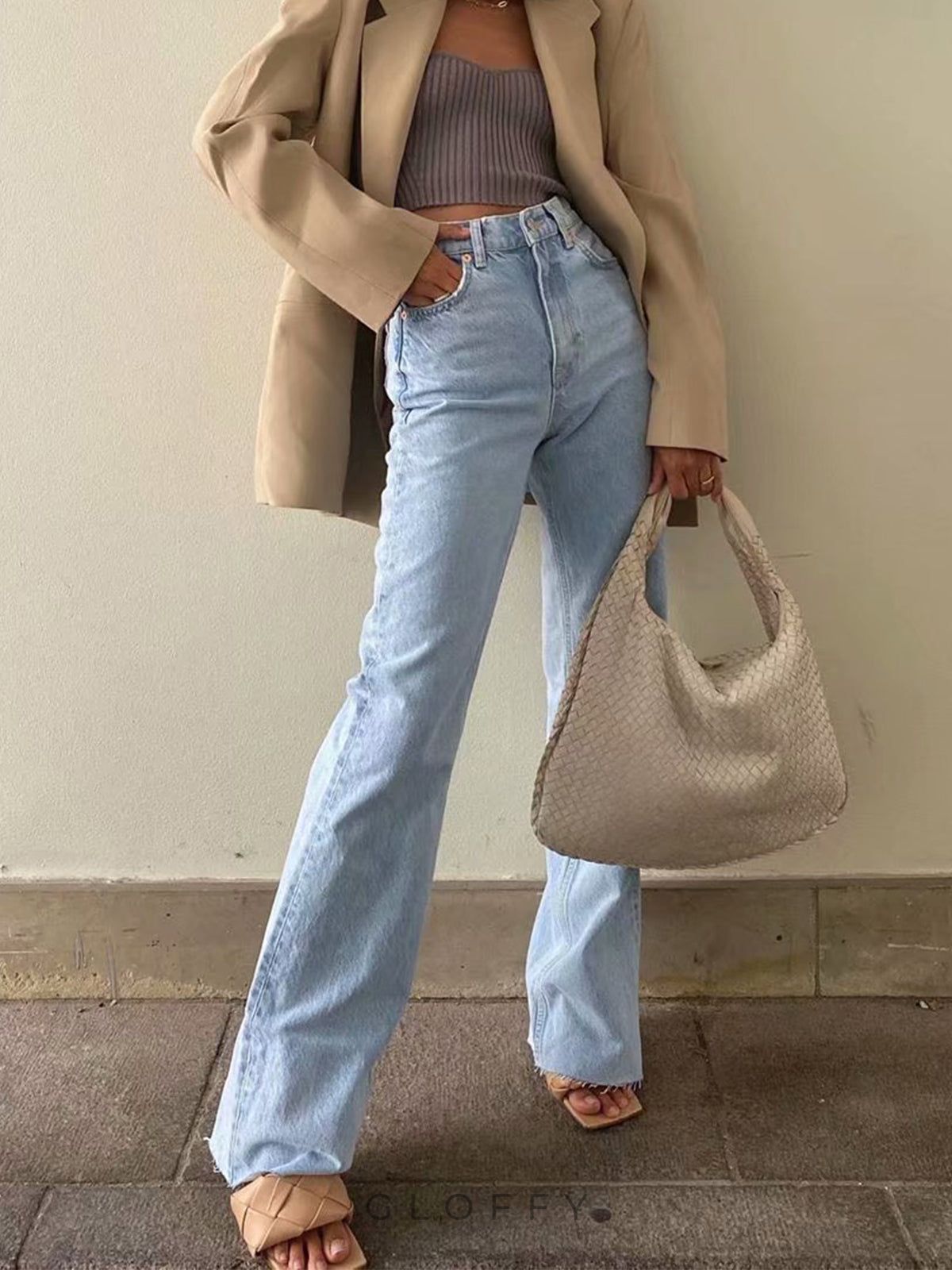 Elora Denim Düz Paça Jeans