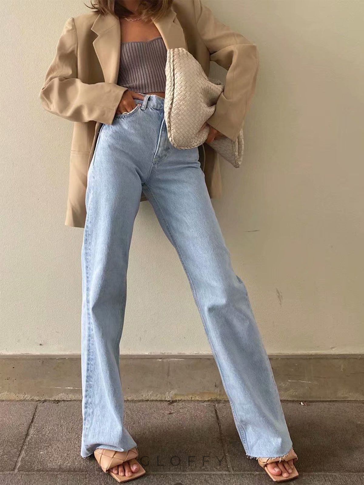 Elora Denim Düz Paça Jeans