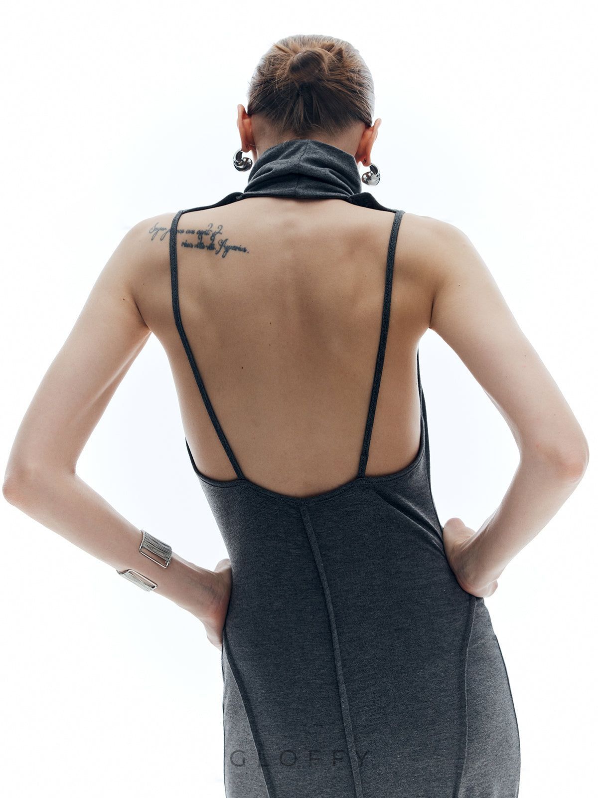 Lyra Açık Sırt Maxi Elbise