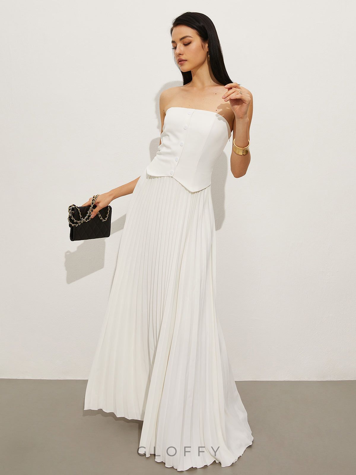 Vintage Kapitone el çantası