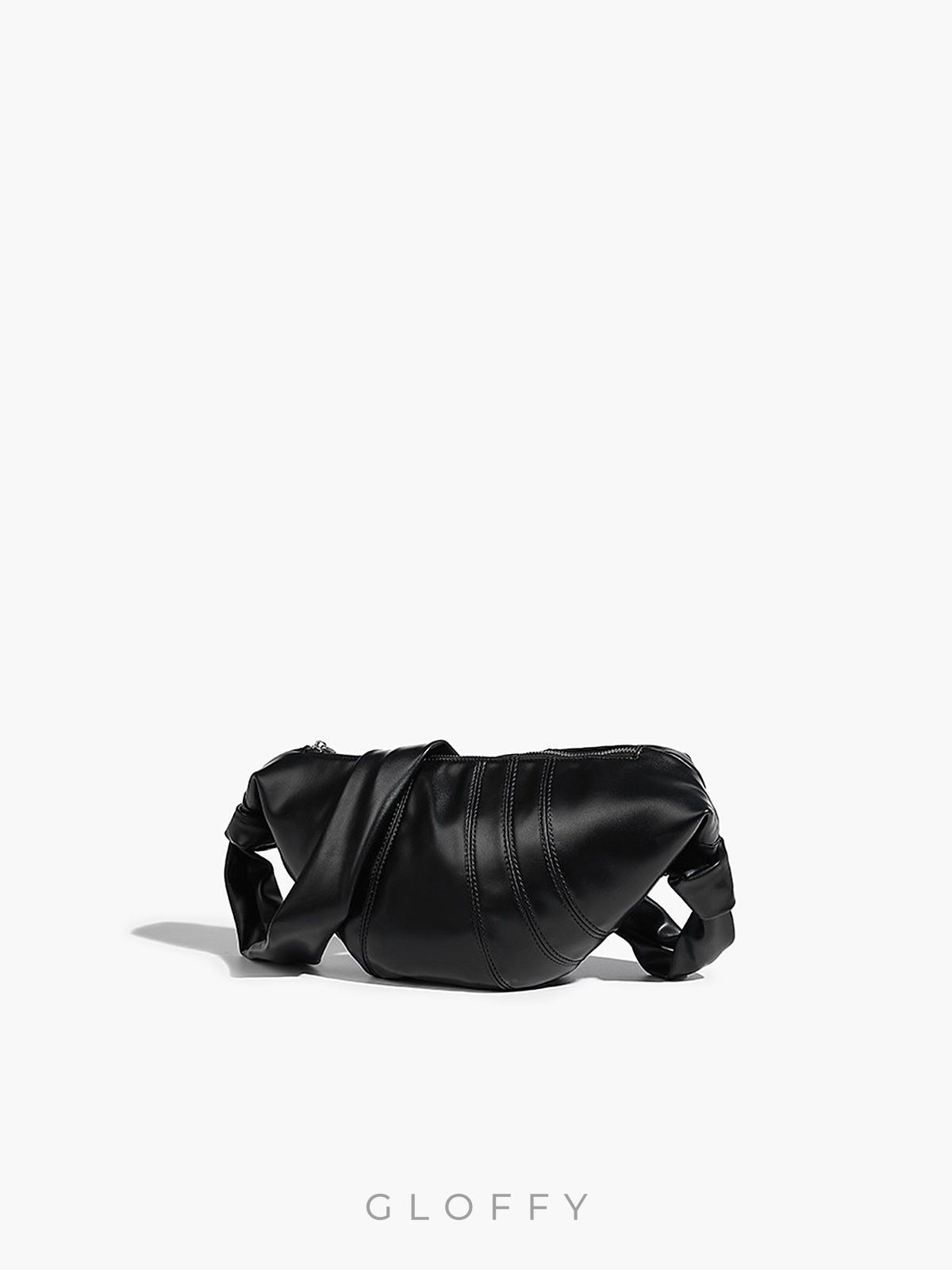 Dokulu Kruvasan Çapraz Askılı Çanta