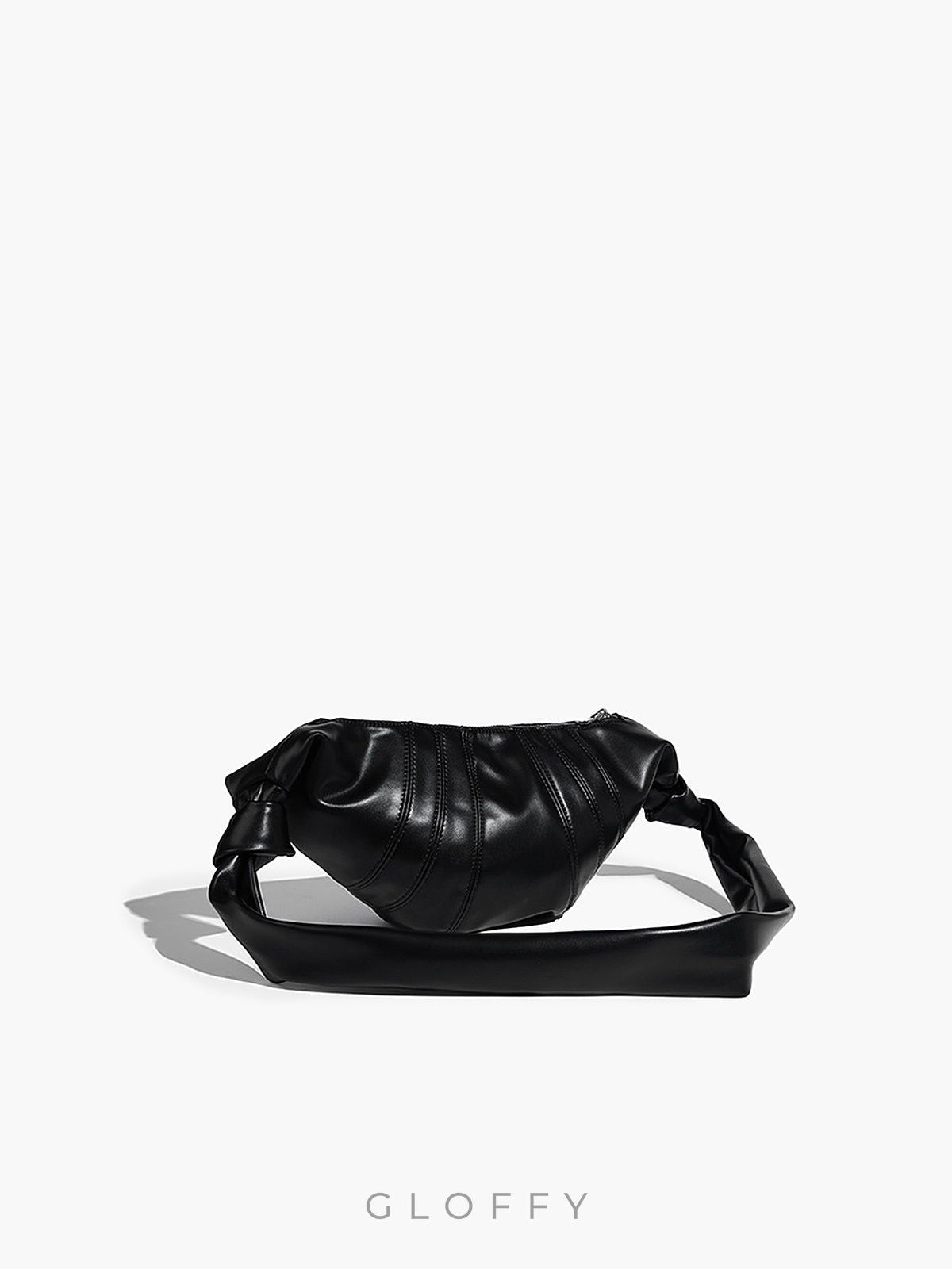 Dokulu Kruvasan Çapraz Askılı Çanta