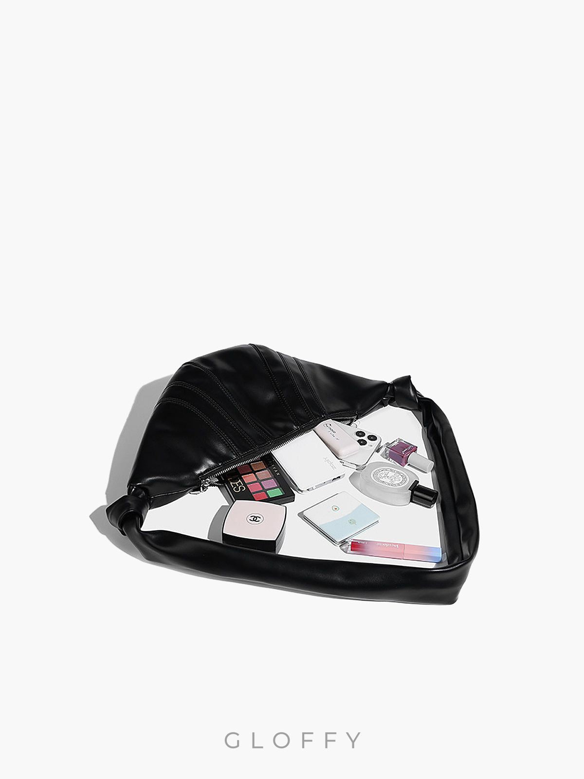 Dokulu Kruvasan Çapraz Askılı Çanta