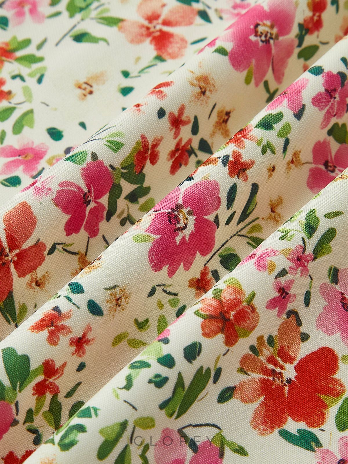 Aveline Çiçek Desenli Midi Elbise