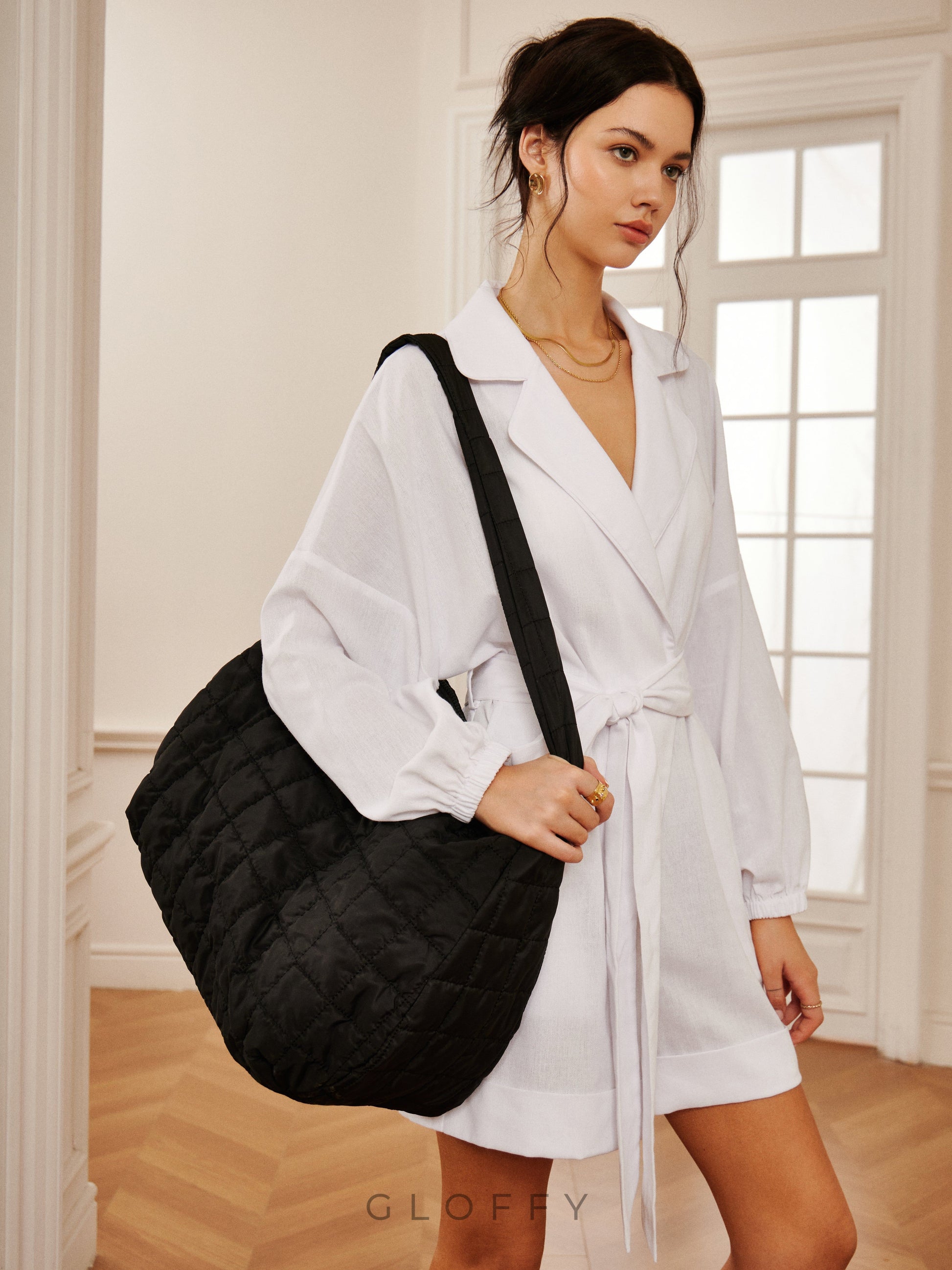 Ekose büyük kirpi omuz bulut Çanta