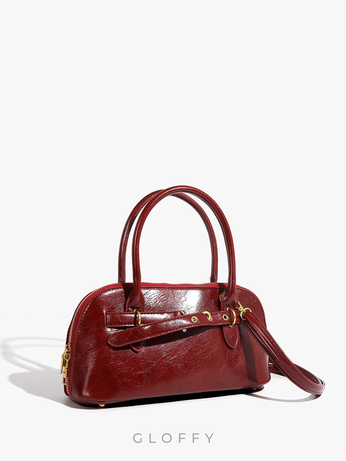 Retro Üst Kolu Fermuarlı Çanta