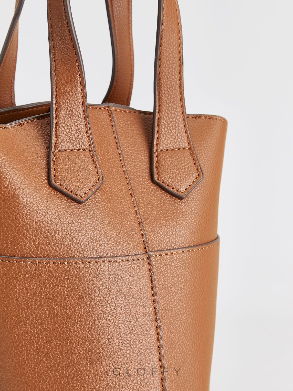 Vintage Dört Yönlü Kova Çanta