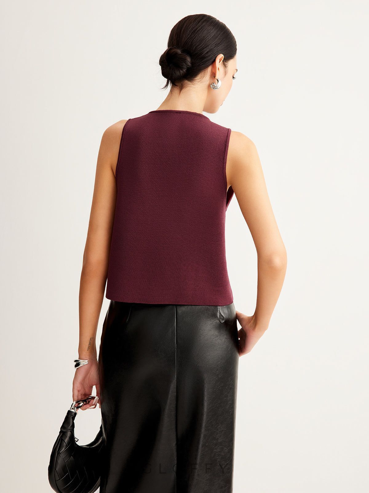 Selina Düğmeli Slim Fit Yelek