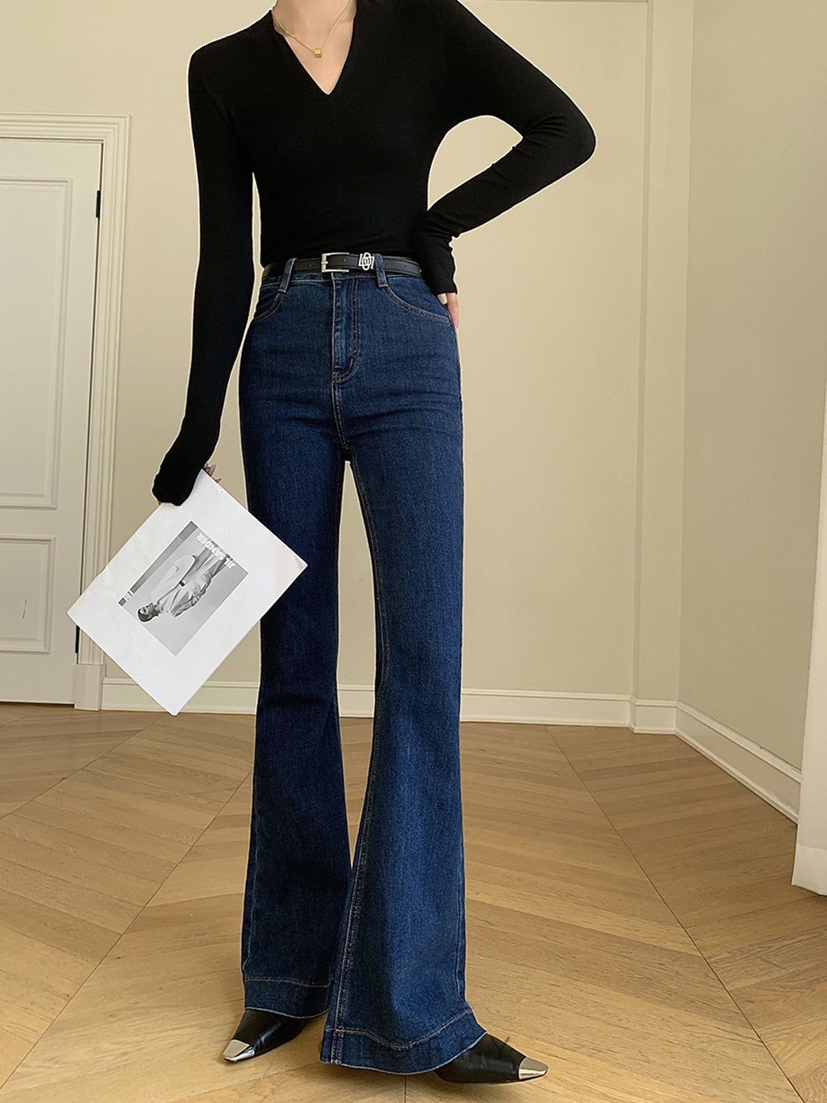 Selina Slim Bootcut Denim Jeans