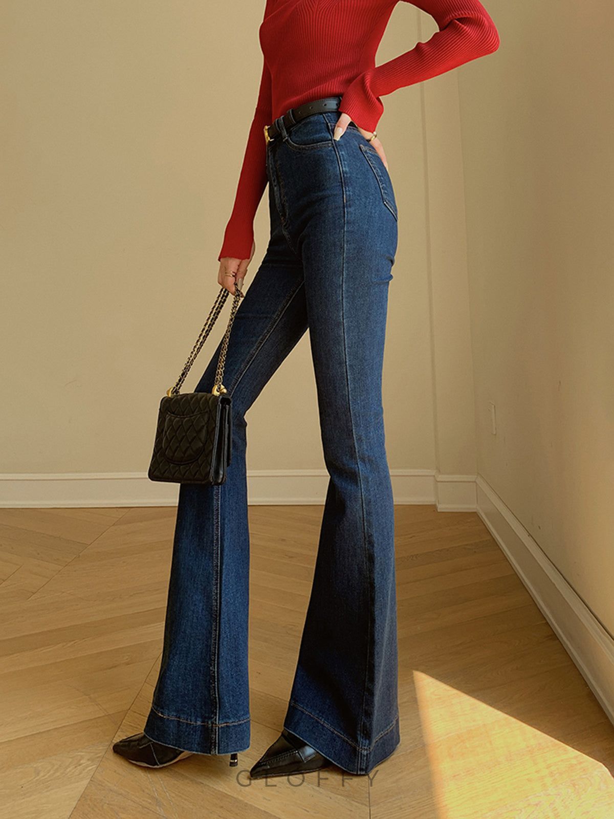 Selina Slim Bootcut Denim Jeans