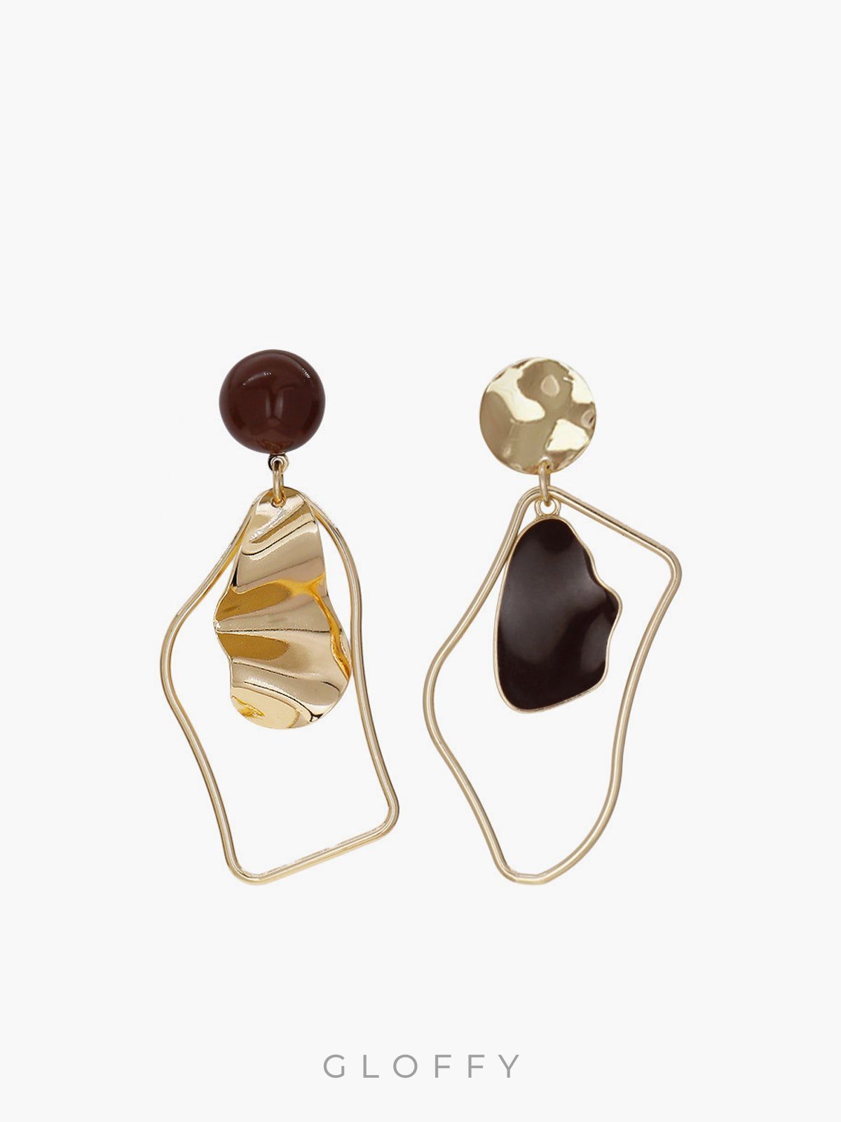 Şık Bir Görünüm İçin Eşsiz Düzensiz Küpe Uçları