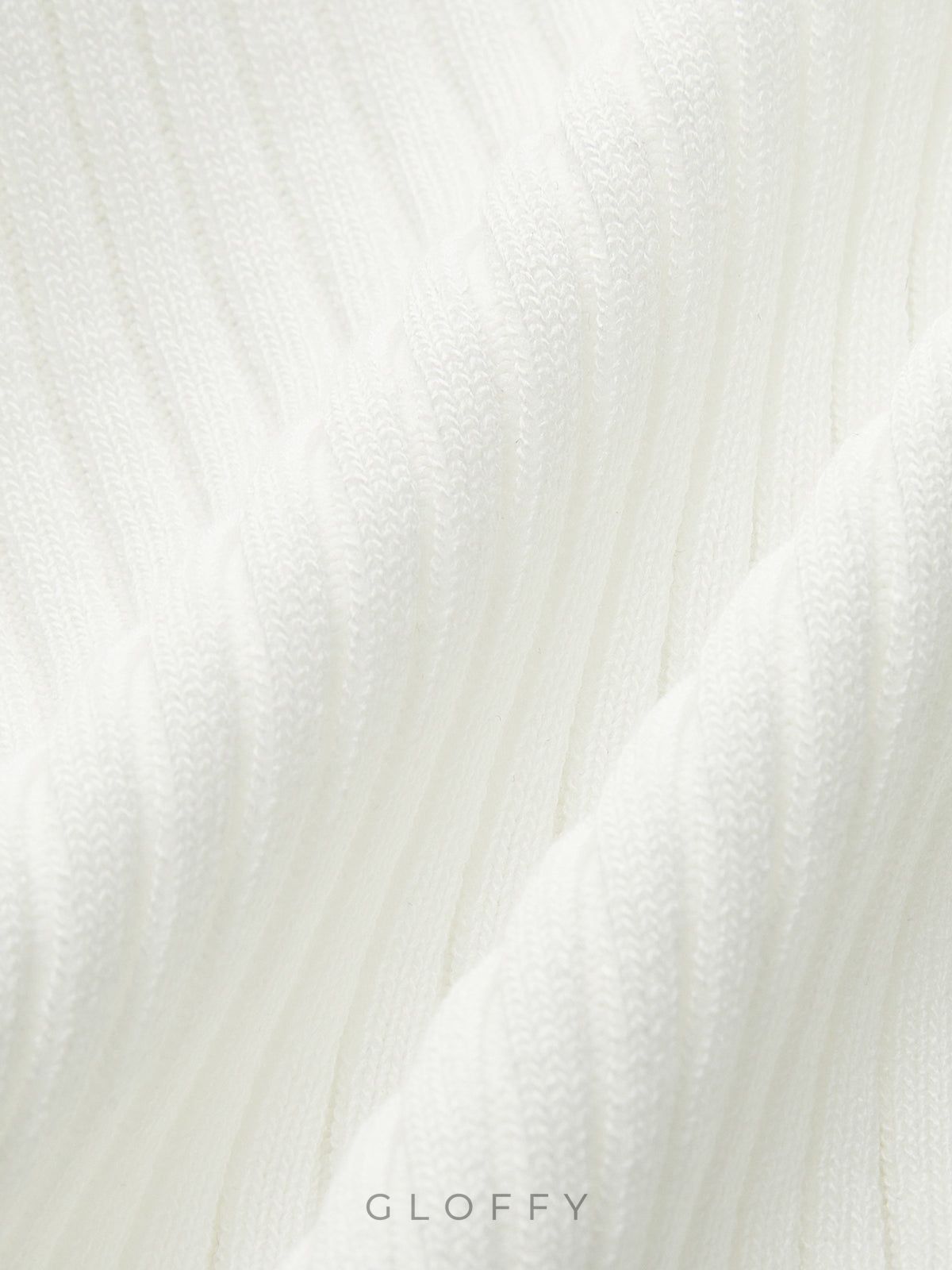 Ön Detaylı Halter Yaka Triko Bluz – Ekru