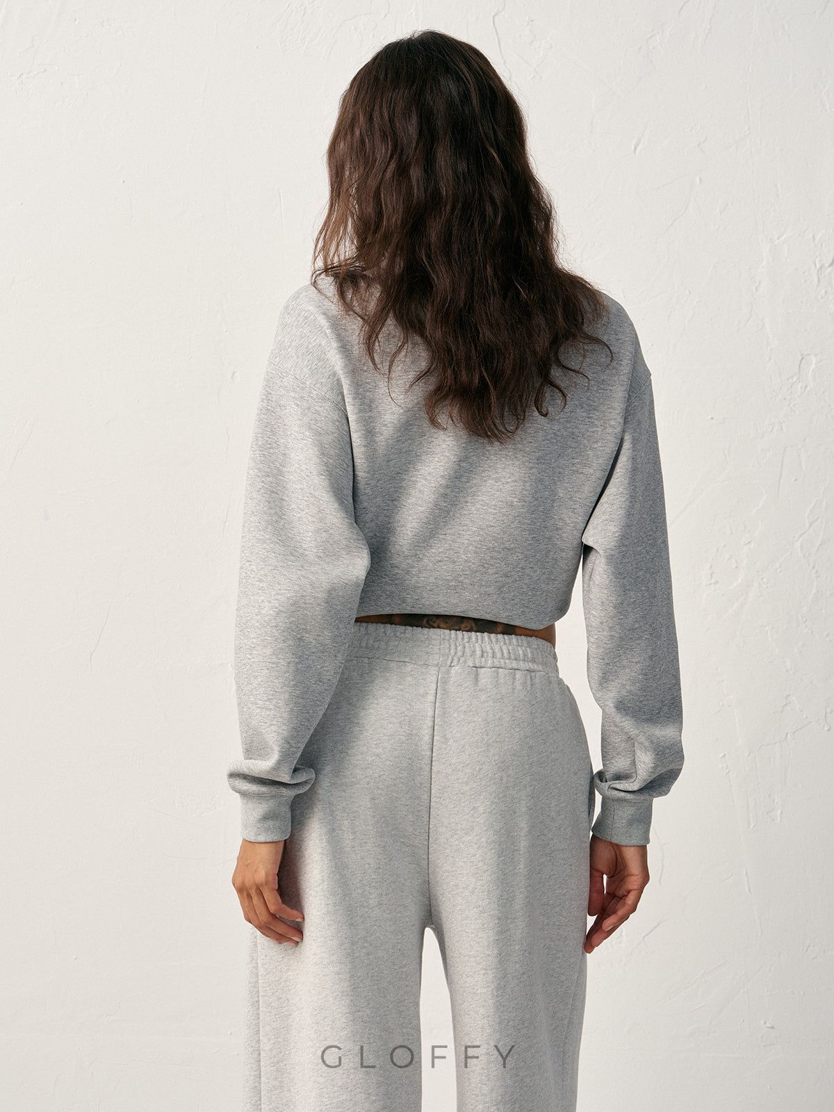 Pamuk Karışımlı Yuvarlak Yaka Sweatshirt