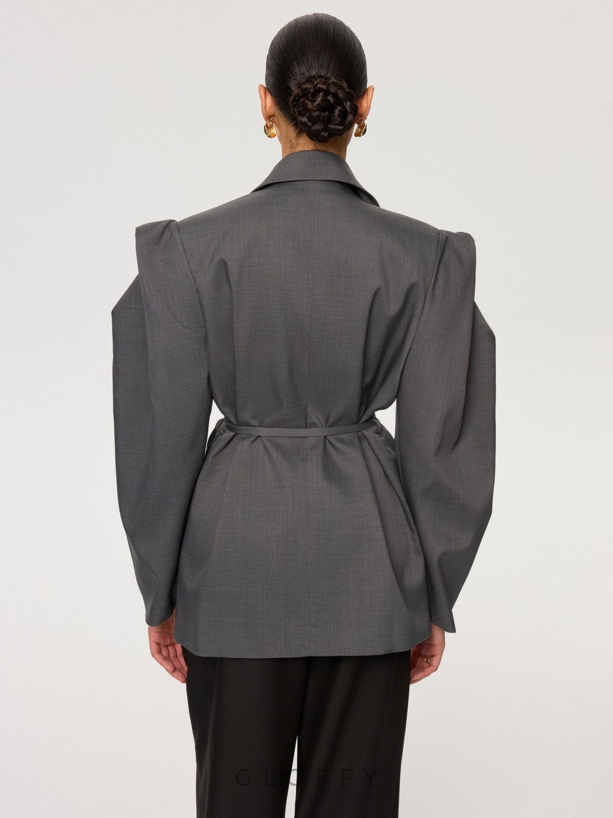 Bağcıklı Kısa Kollu Blazer