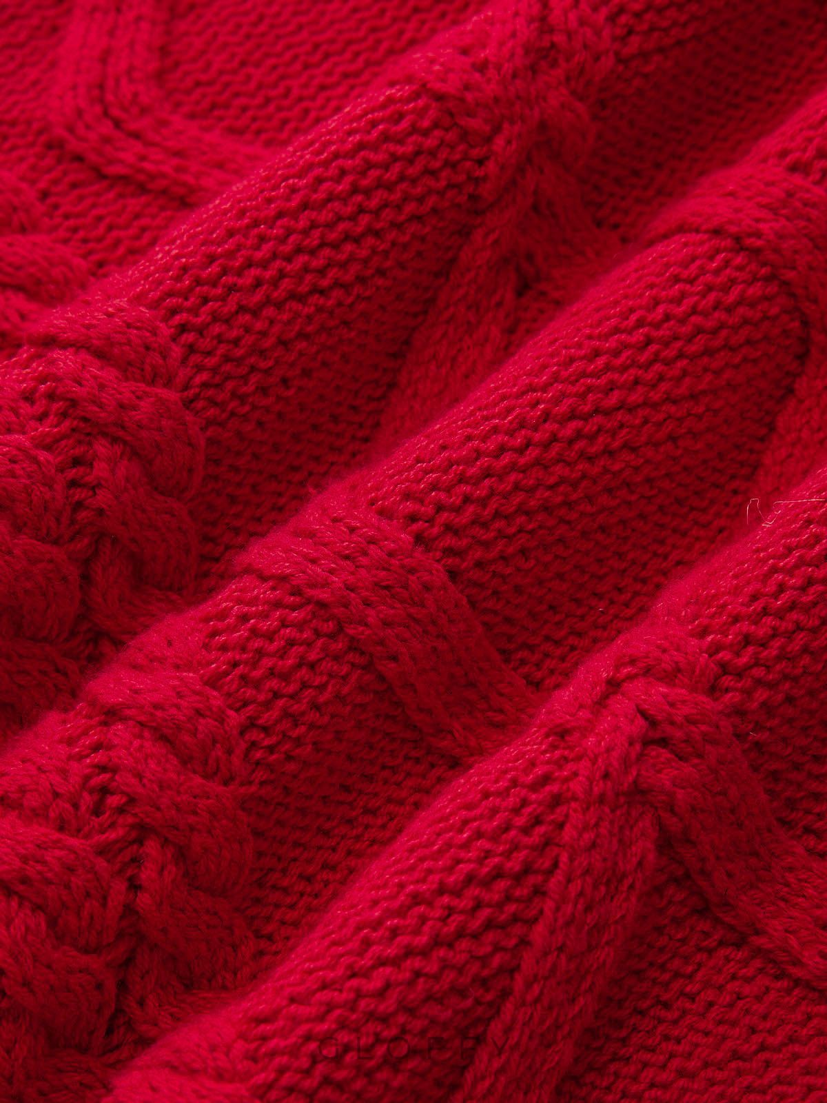 Örgü Çeneli Kolyeli Kazak