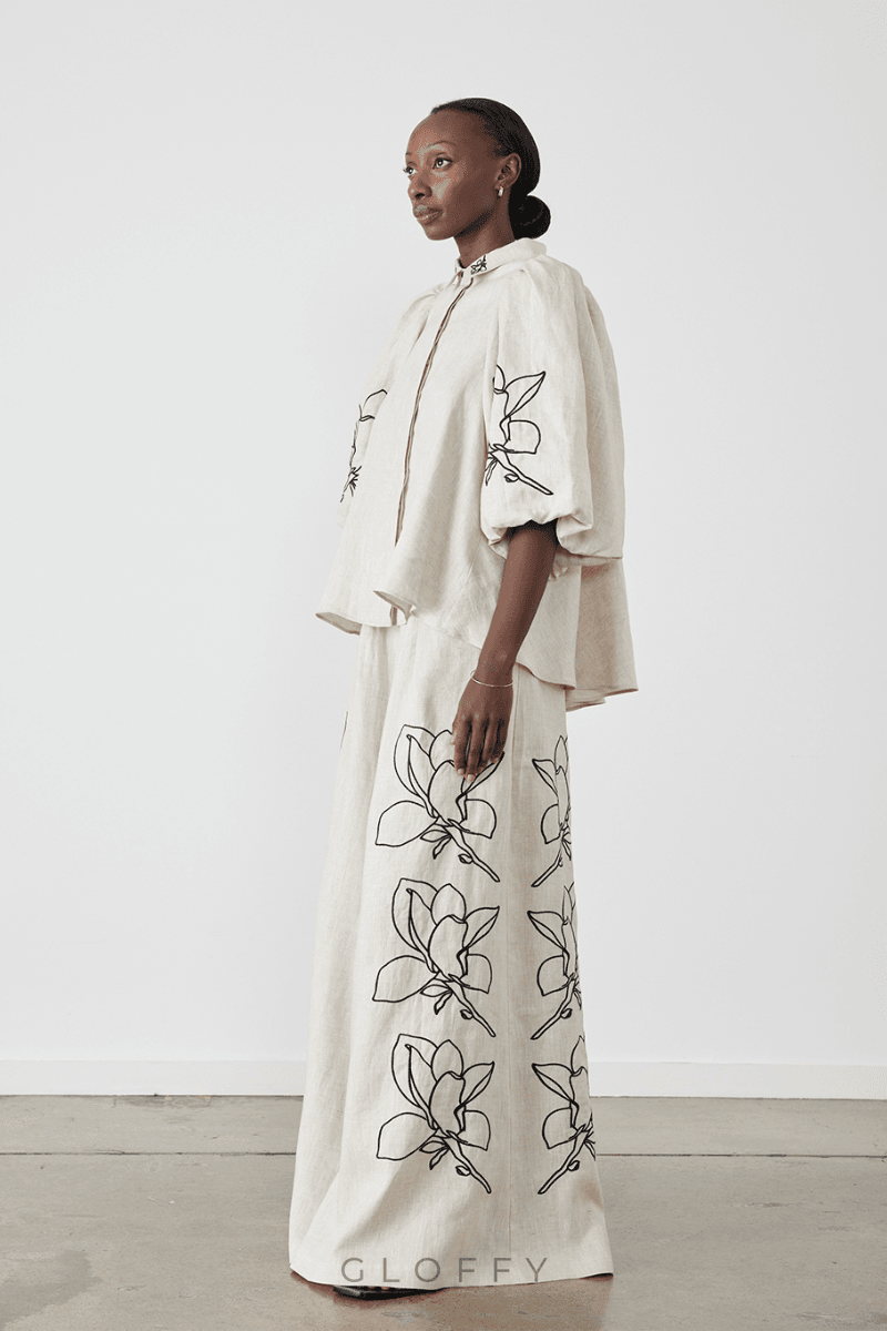 Jasmin Balon Kol Çiçekli Takım