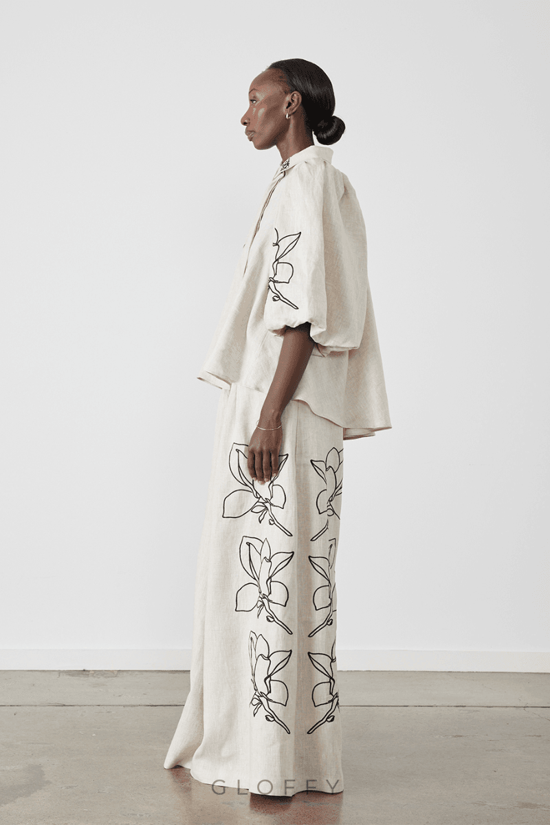 Jasmin Balon Kol Çiçekli Takım