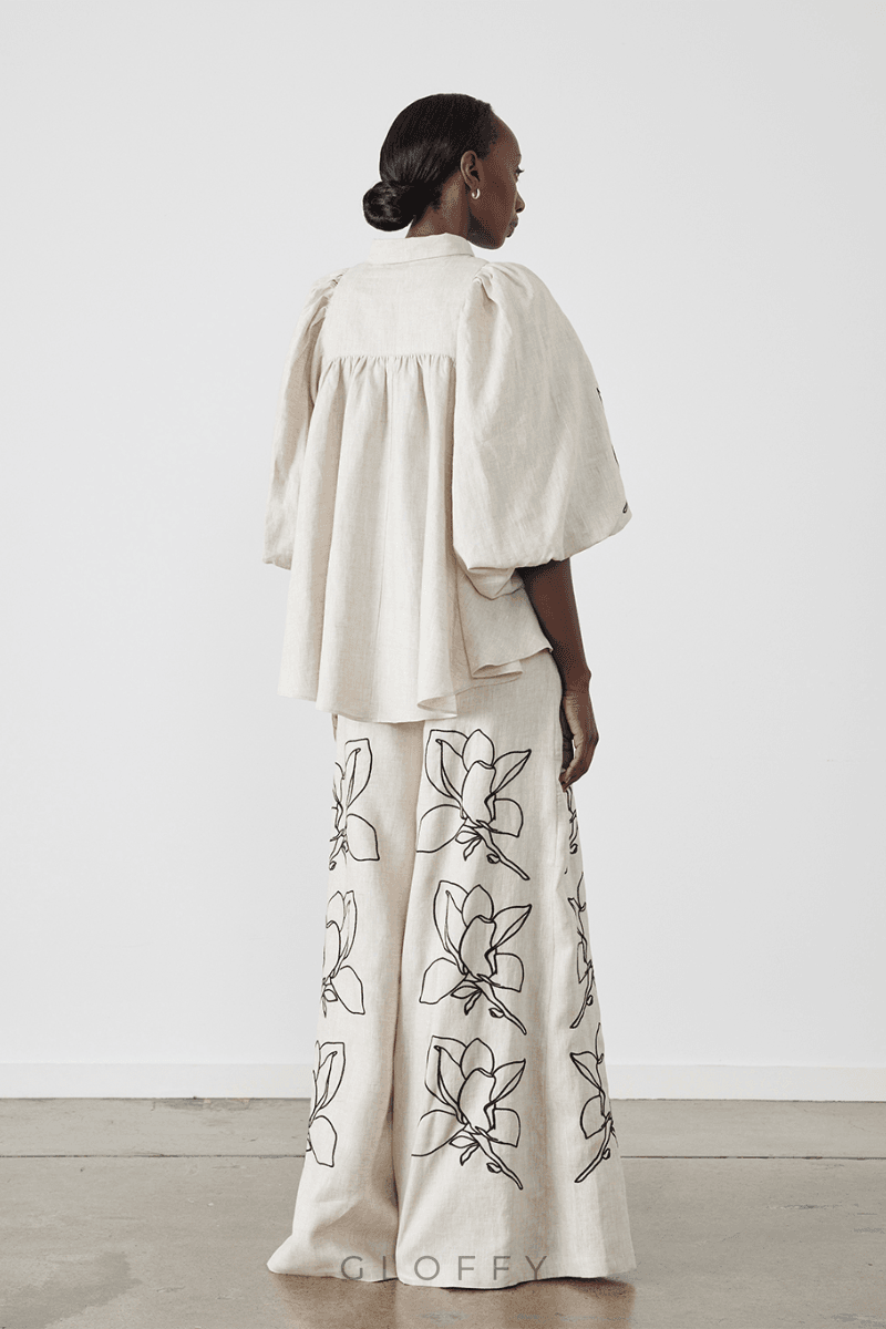 Jasmin Balon Kol Çiçekli Takım