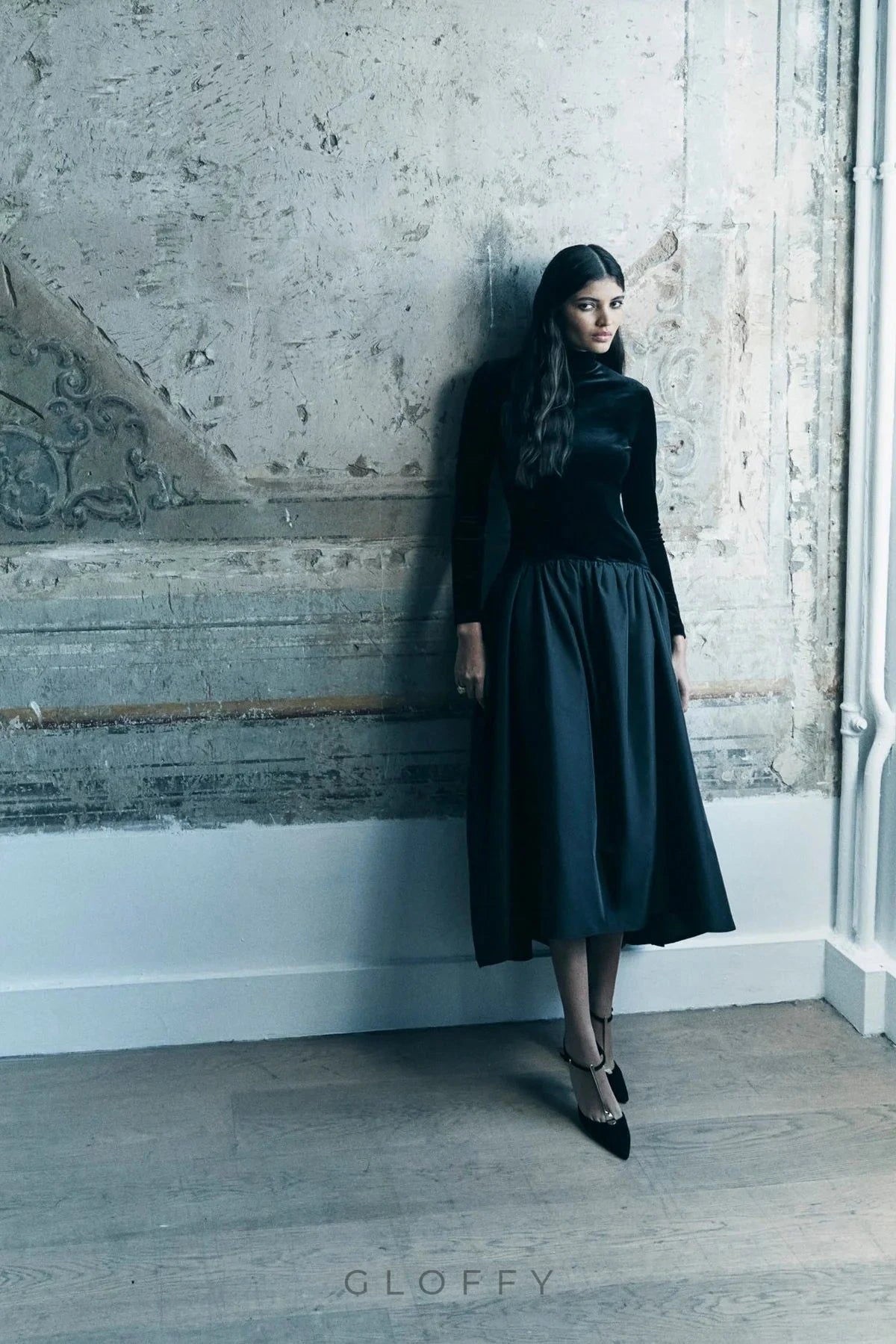 Florienne Uzun Kollu Maxi Elbise