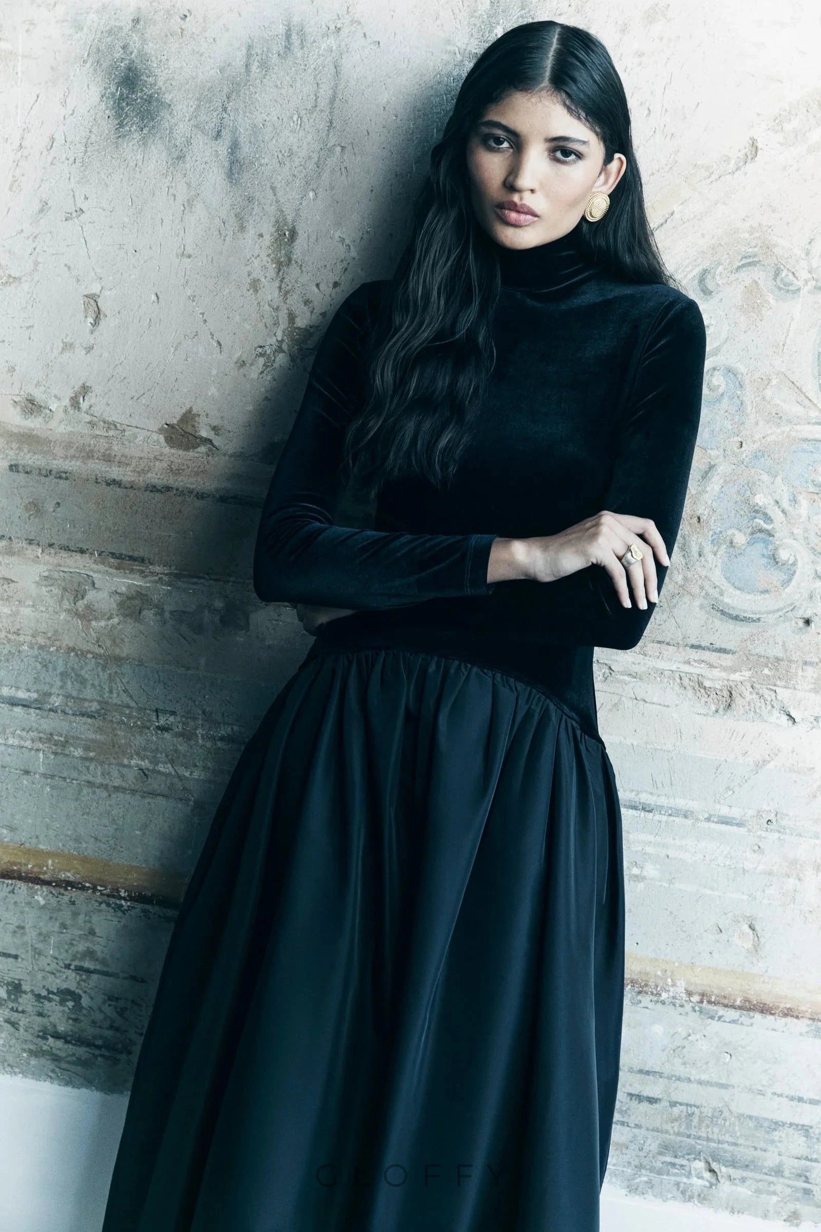 Florienne Uzun Kollu Maxi Elbise