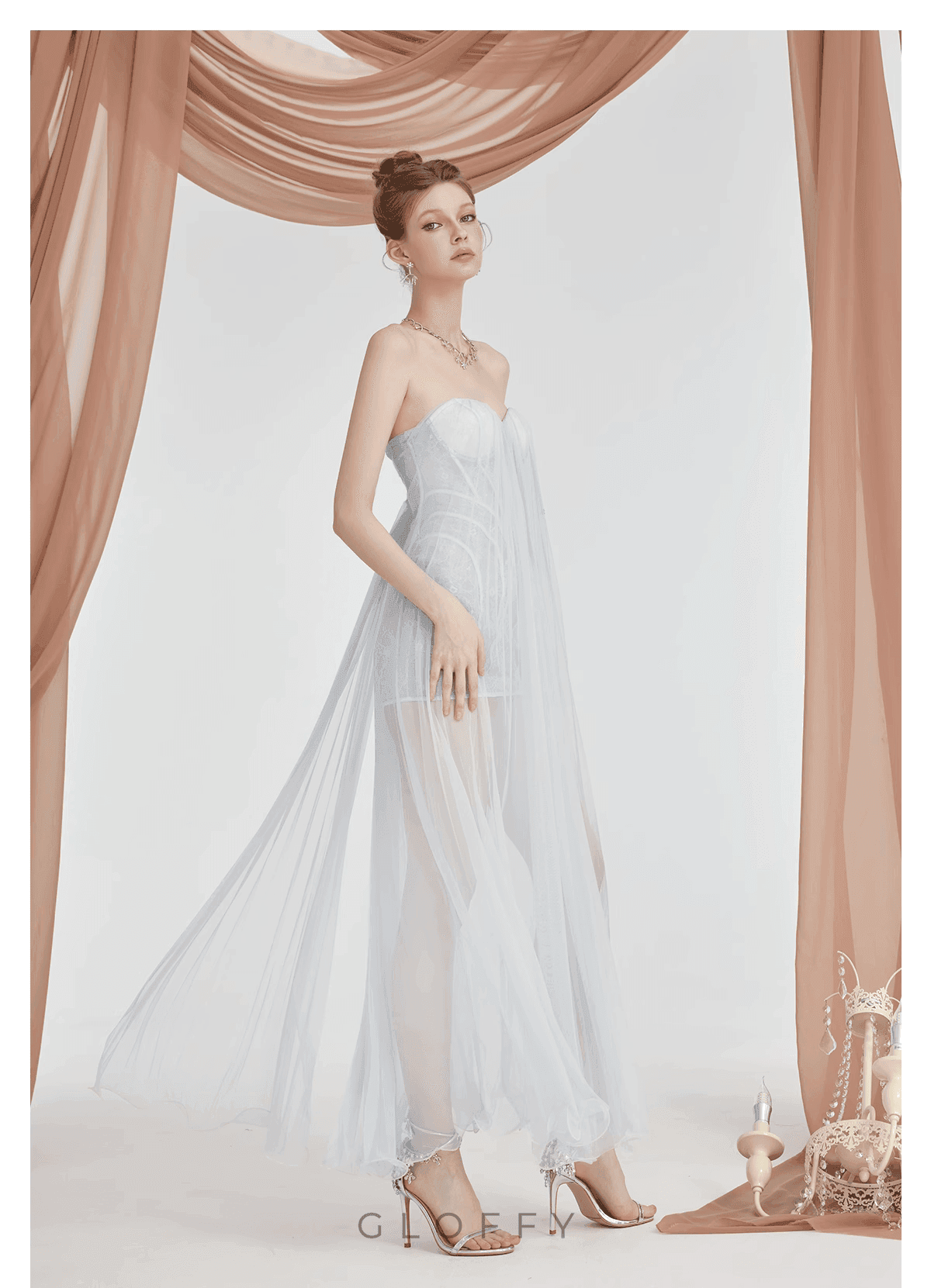 Celestine Tül Detaylı Balo Elbisesi