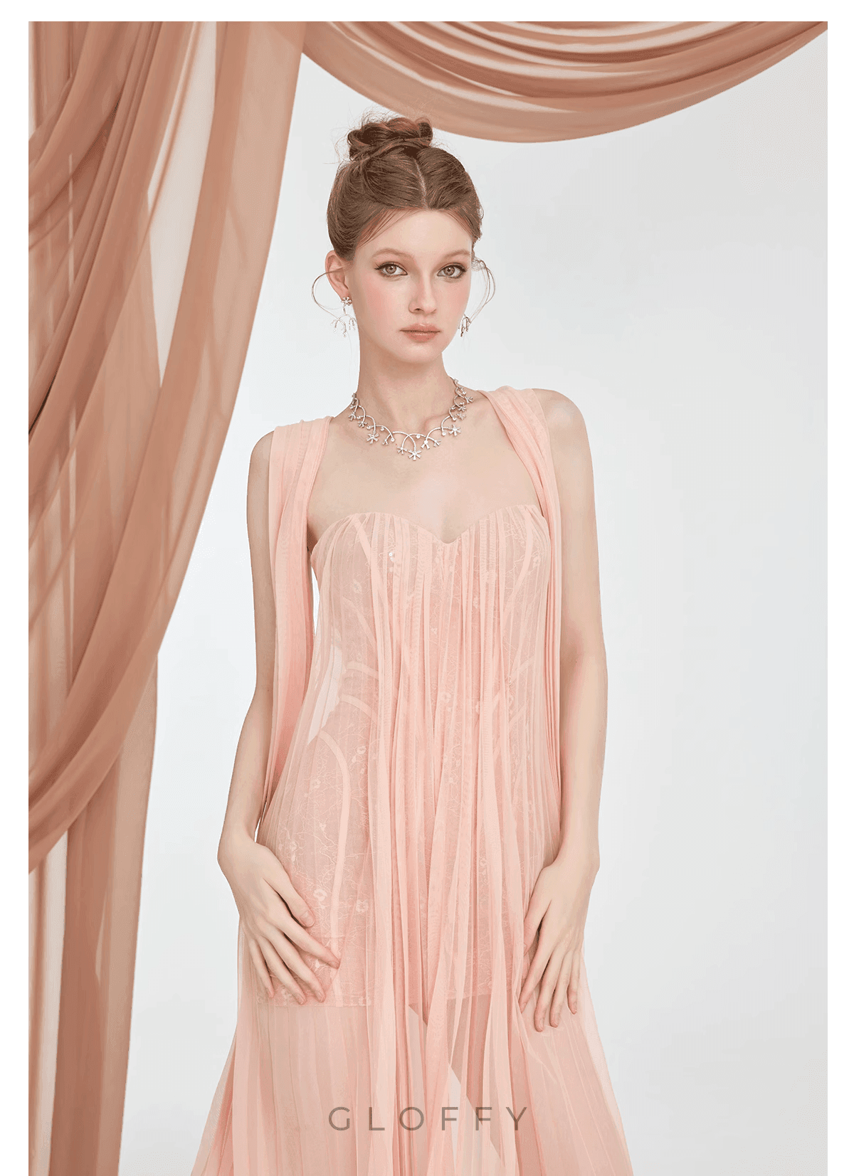 Celestine Tül Detaylı Balo Elbisesi