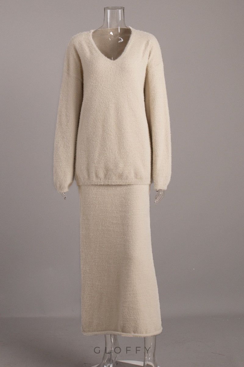 Barbara Uzun Kollu Örgü Takım