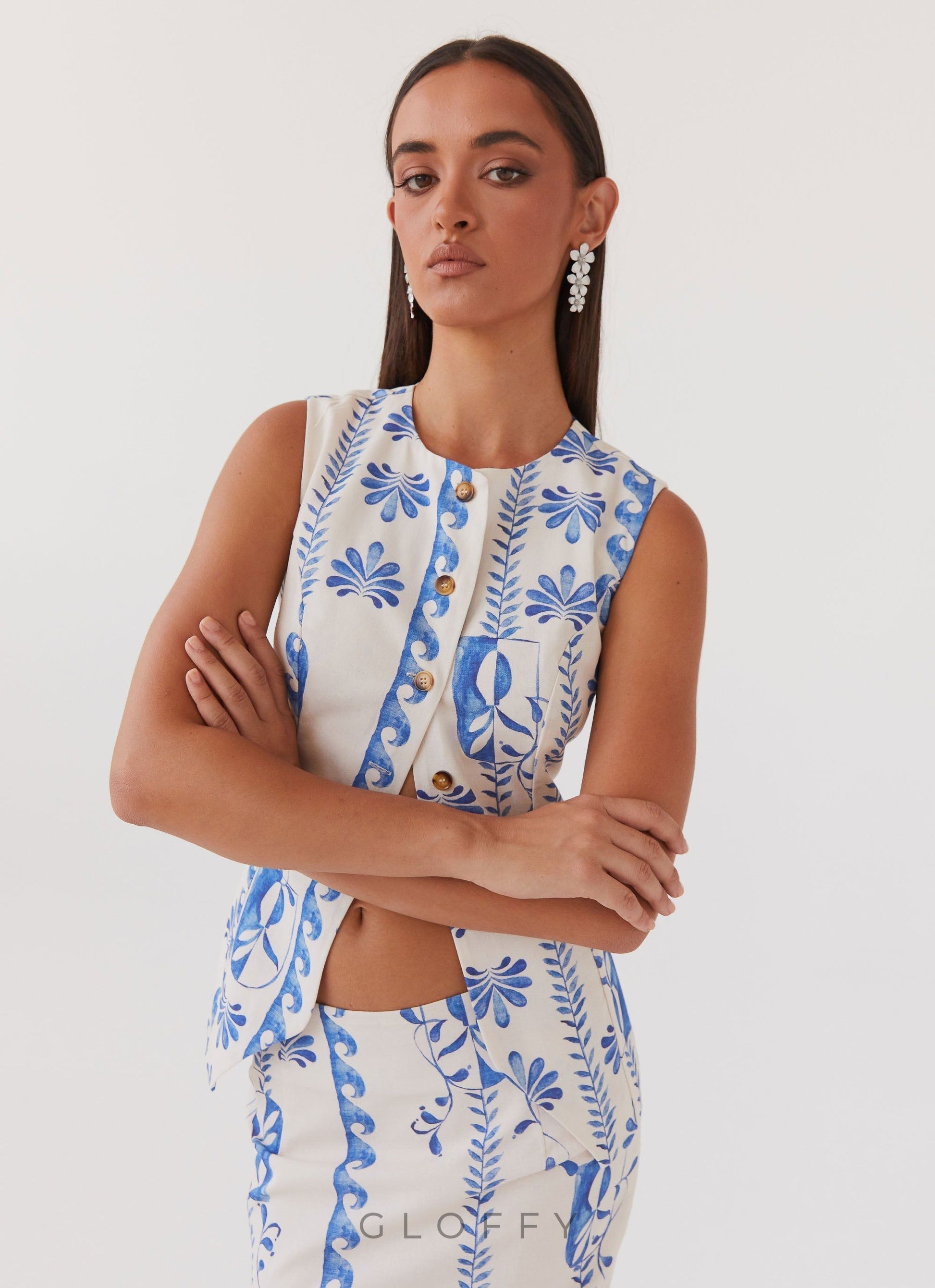 Born For Bordeaux Çiçekli Etek Takımı