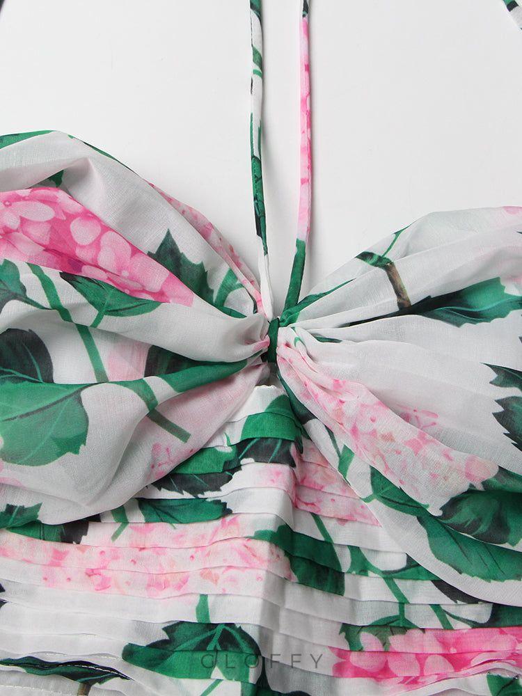 Madelaine Çiçekli Maxi Elbise