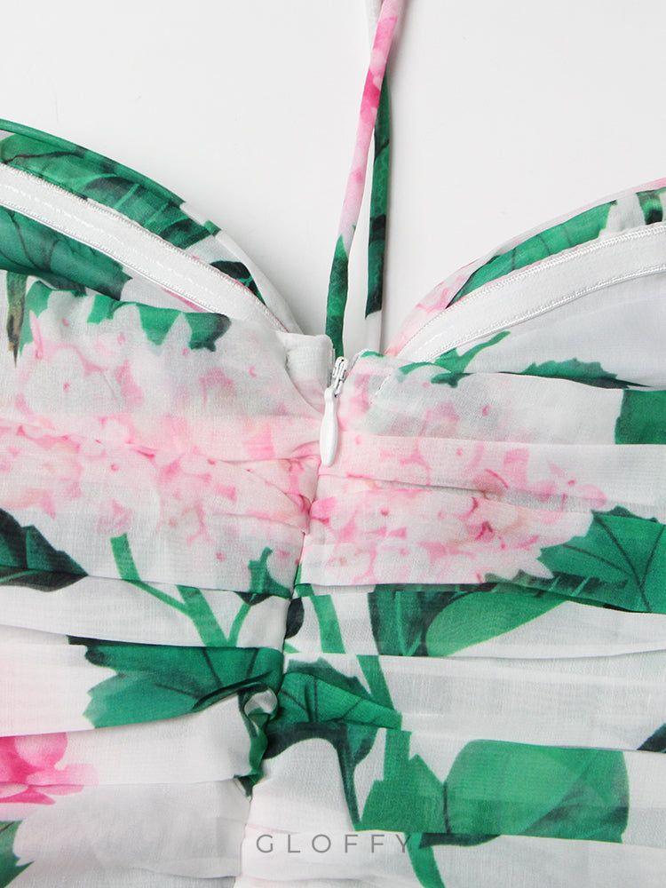 Madelaine Çiçekli Maxi Elbise