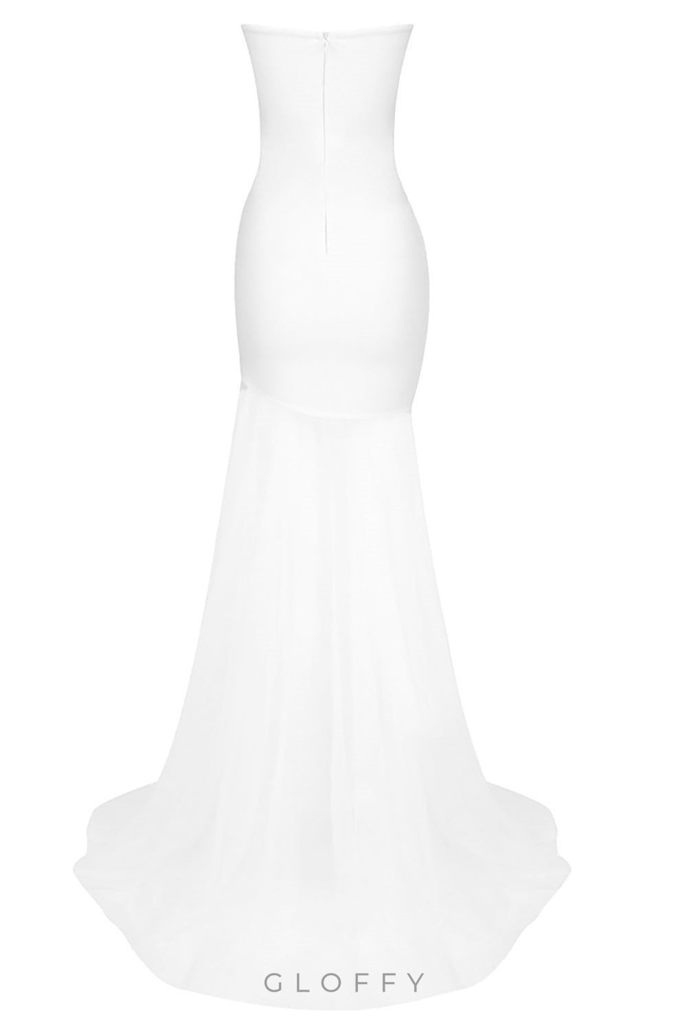 Veronica Straplez Kristal Taşlı Mini Elbise