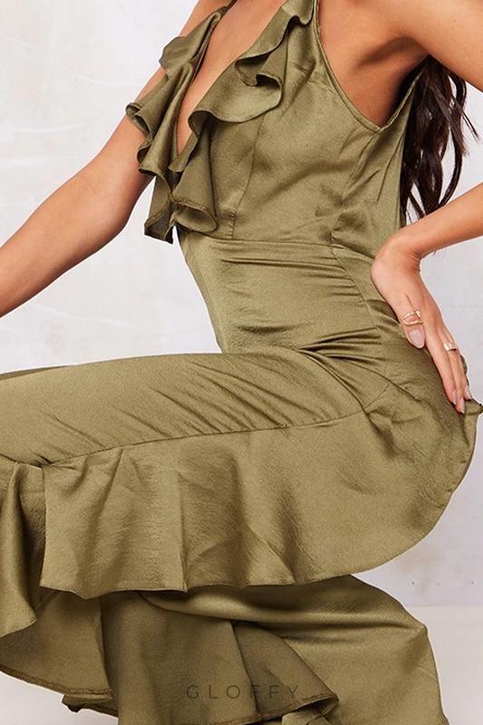 Agnes Fırfır Detaylı Tulum