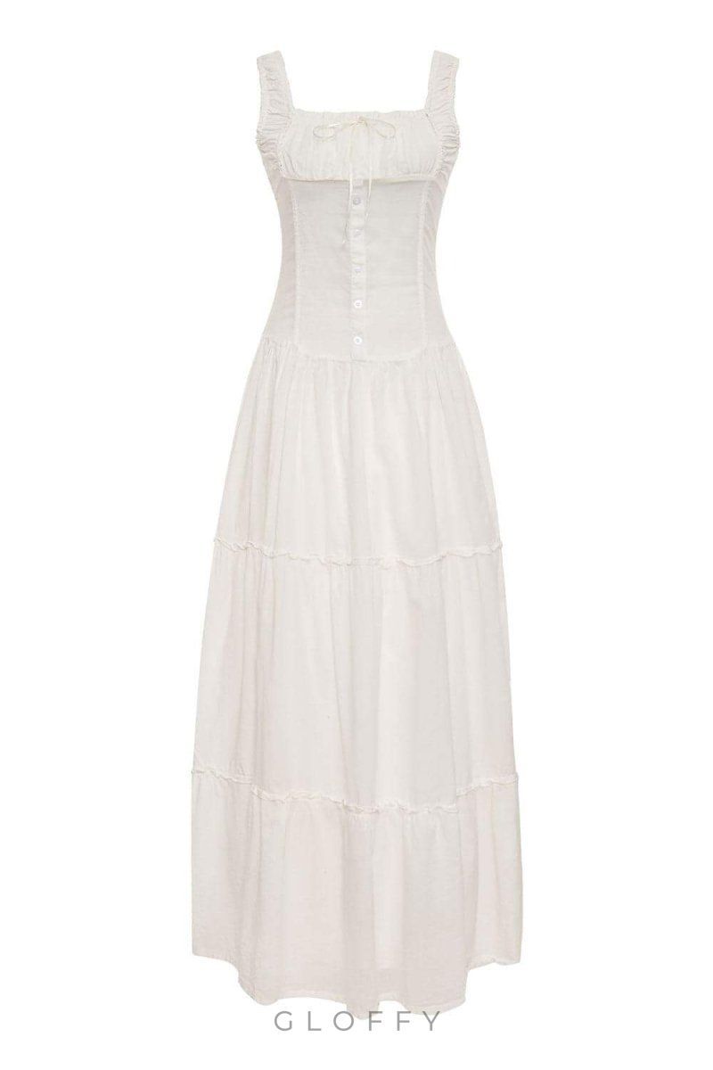 Anastasia Ruffle Maxi Elbise