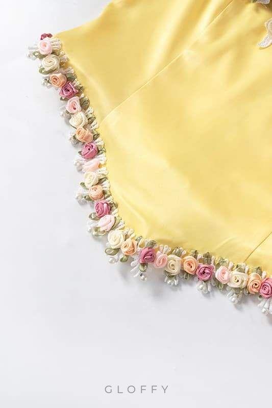 Anita Boncuklu Çiçekli Büstiyer