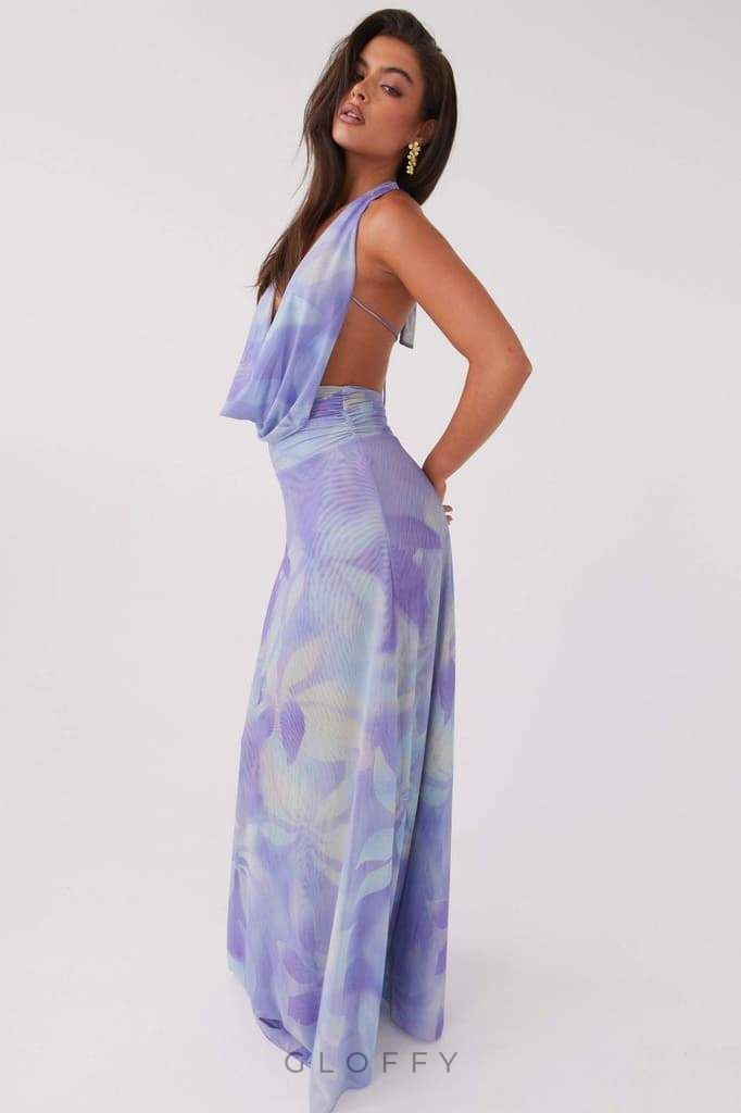 Antonia Halter Yaka Maxi Elbise