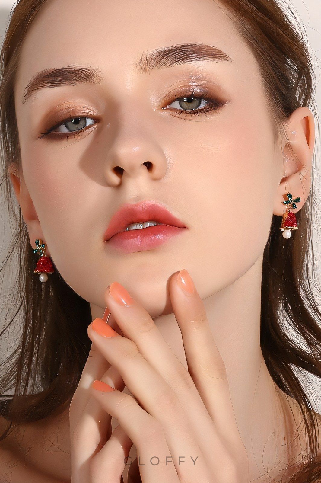 Noel Fiyonk Jingle Bell Damla Küpe