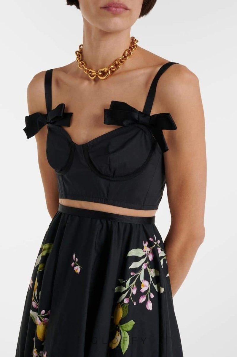 Cynthia Fiyonk Detaylı Midi Elbise