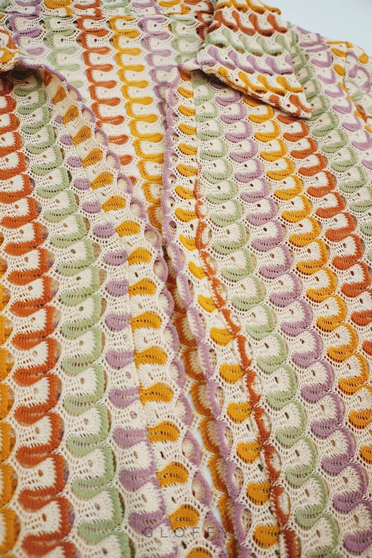 Lirya Tığ İşi Uzun Elbise