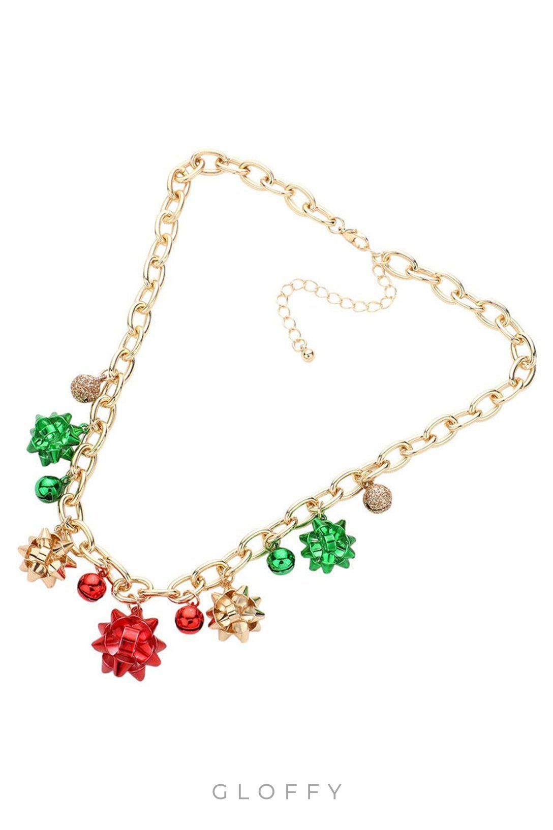 Eileen Noel Jingle Bell Alaşım Çiçek Kolye