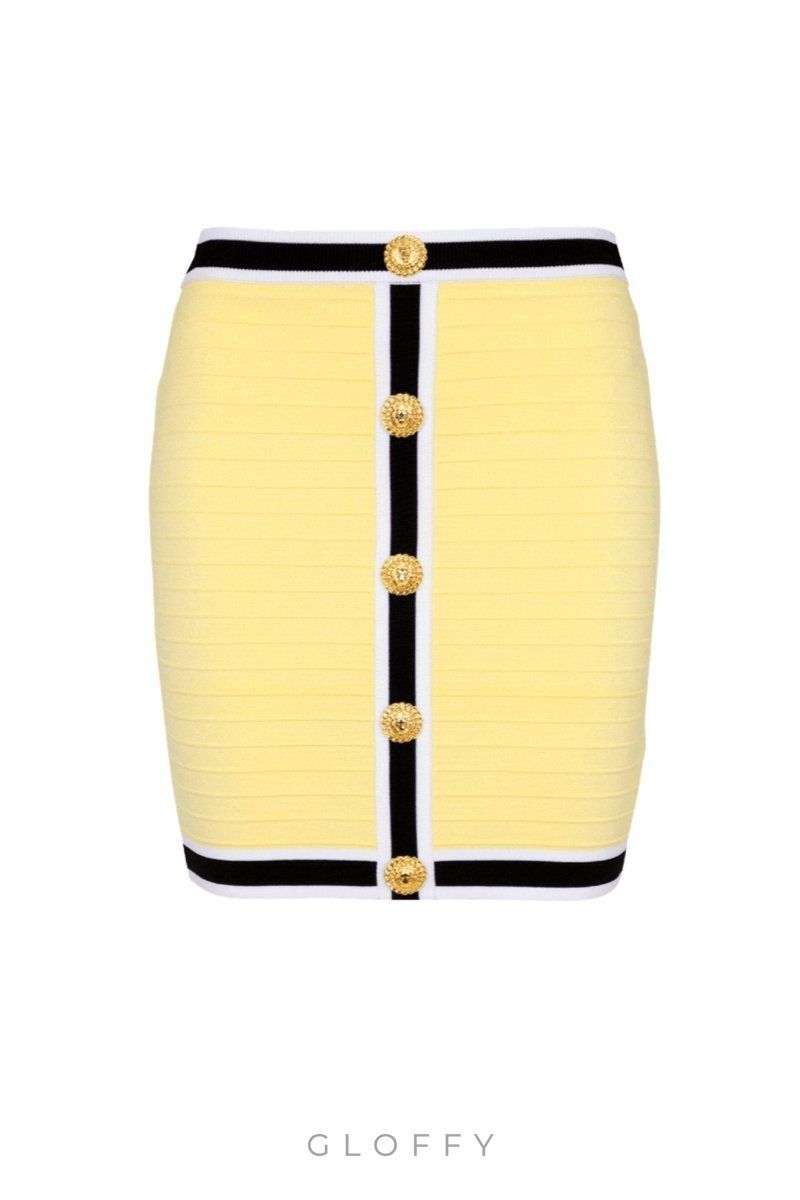 Frances Ribanalı Örme Etek Takımı