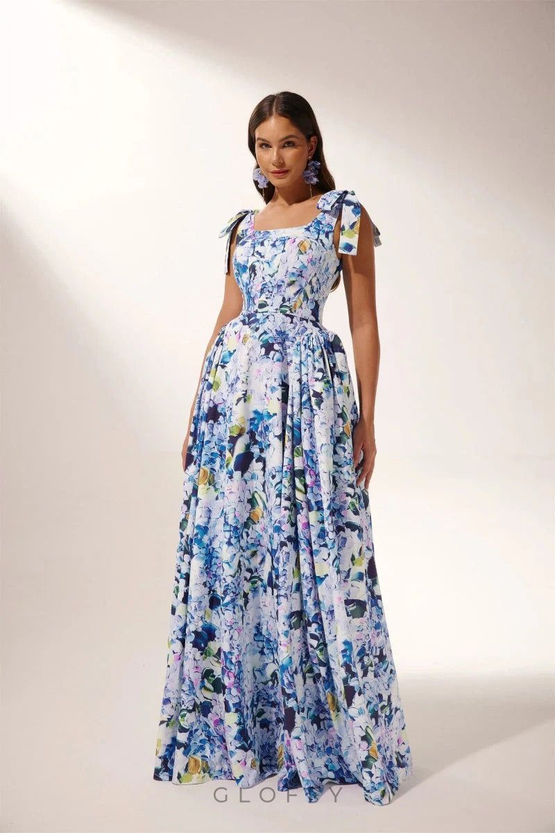 Albertine One-Shoulder Maxi Elbise