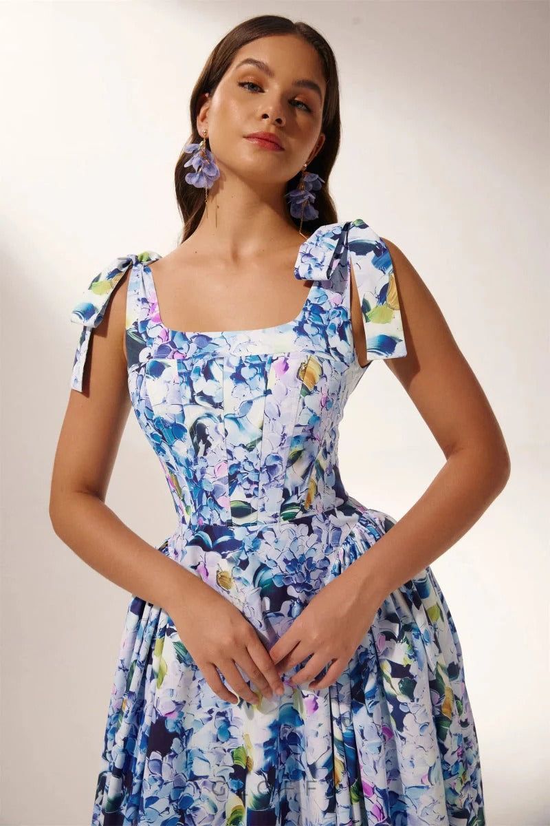 Albertine One-Shoulder Maxi Elbise