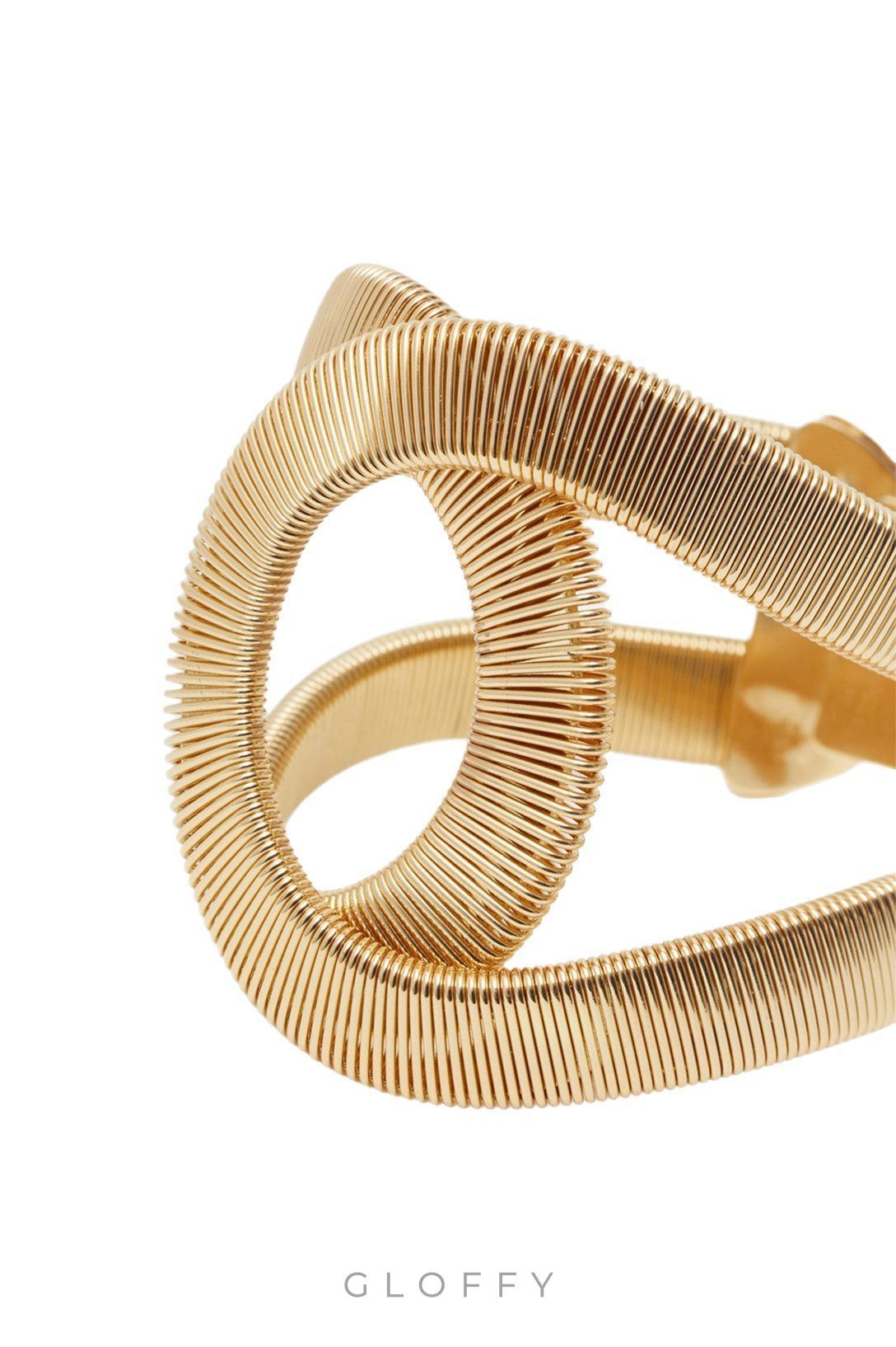 Metalik Dokulu Geometrik Bileklik