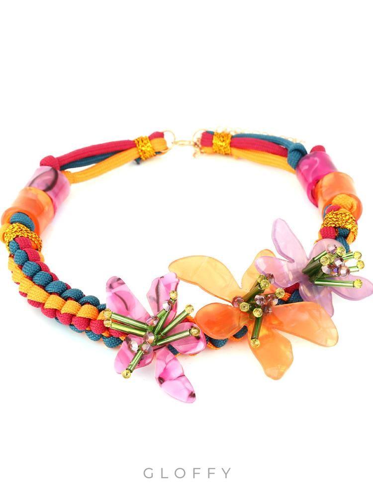 Riva Çiçek Örgü Kolye