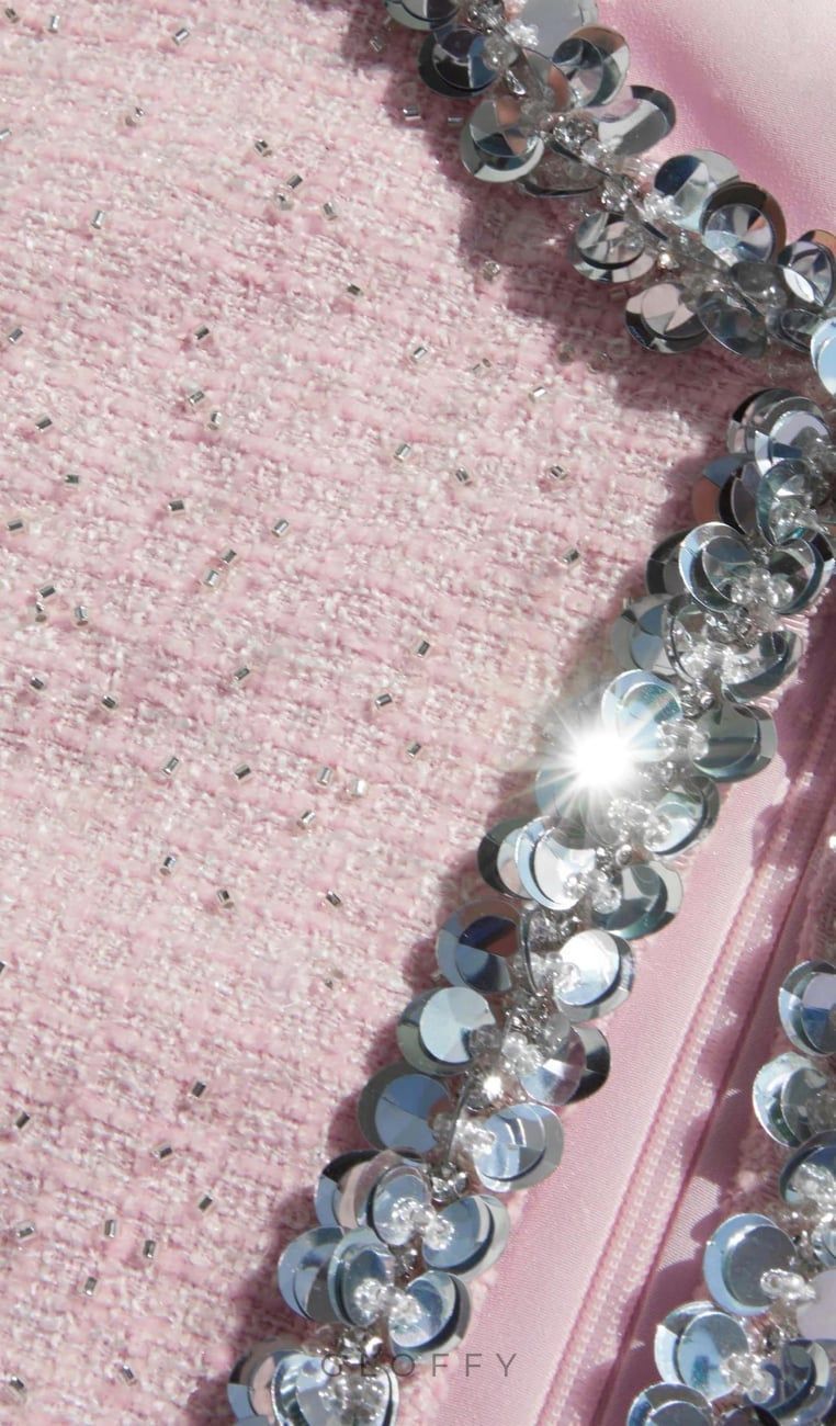 Celeste Payetli Tüvit Mini Elbise