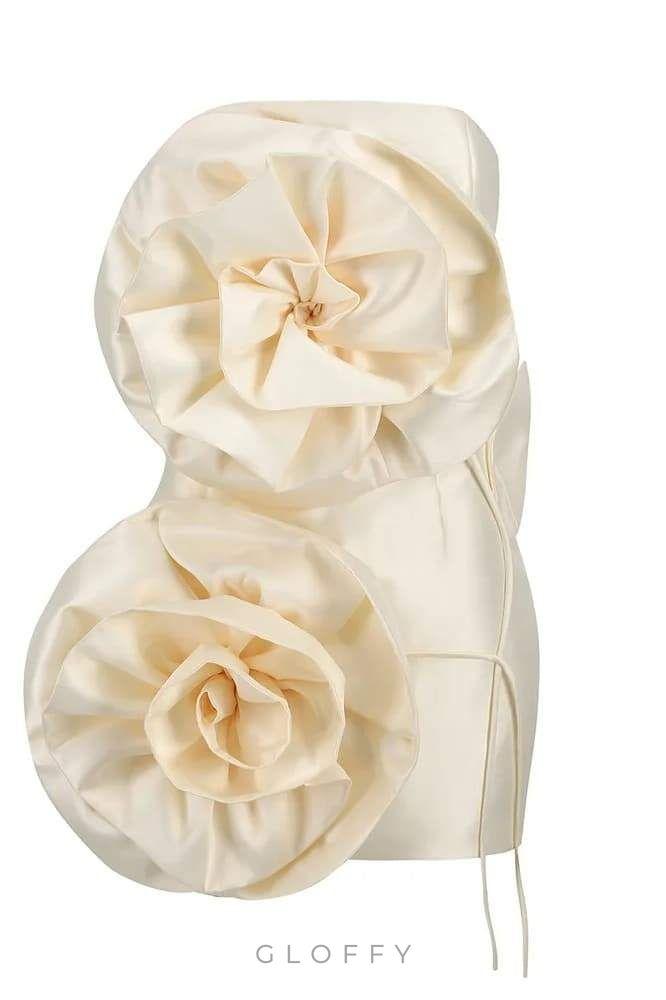 Aurelia Venüs Straplez Mini Elbise